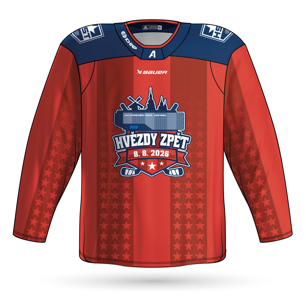 Přední strana – Fan dres Custom Hvězdy zpět